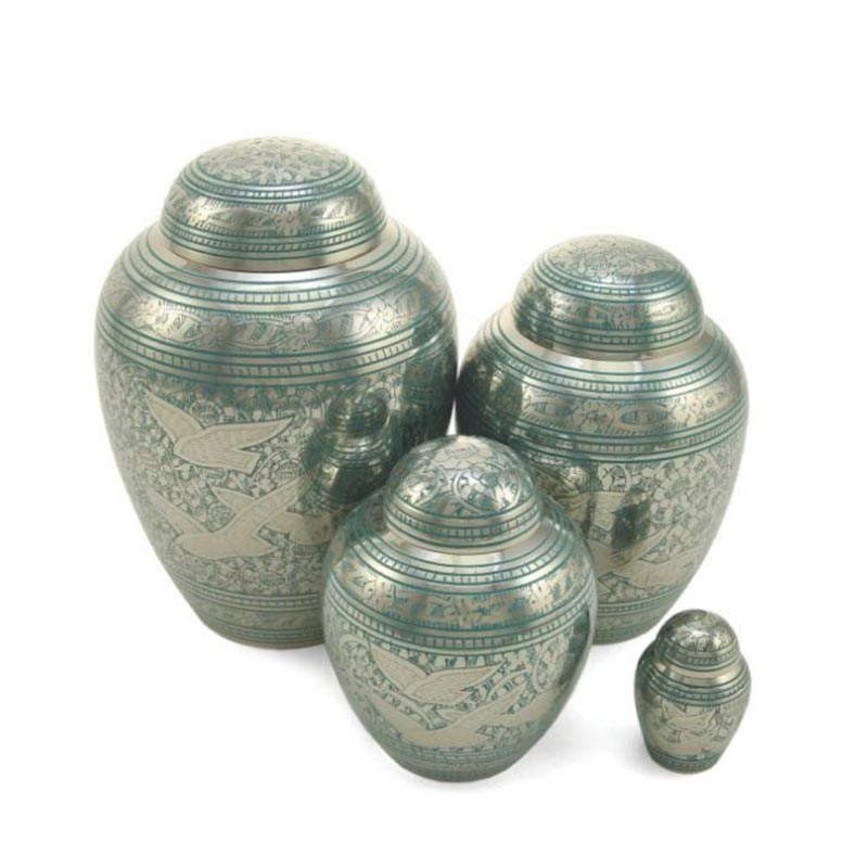 Morrisons Brass Going Home Urns